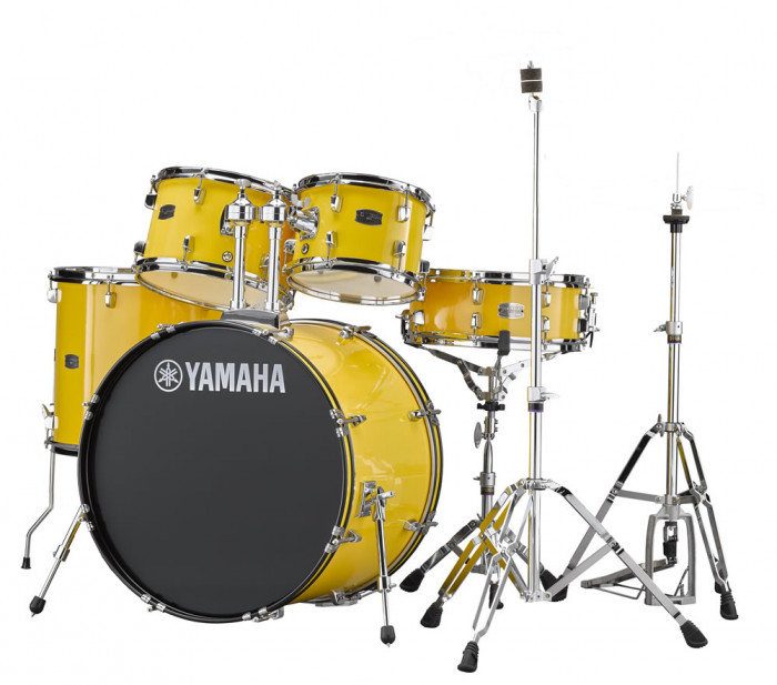 Lyric Yamaha Rydeen 5Piece Drumset with Hardware Mellow Yellow